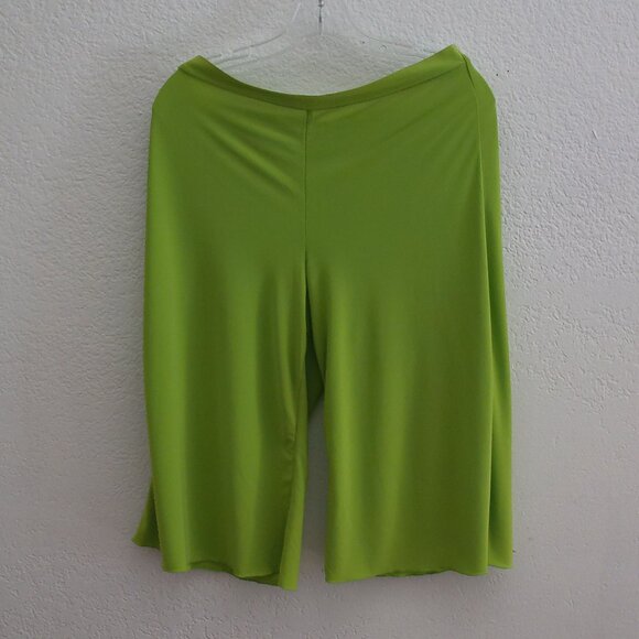 Lime Green Culotte Short - Picture 2 of 4